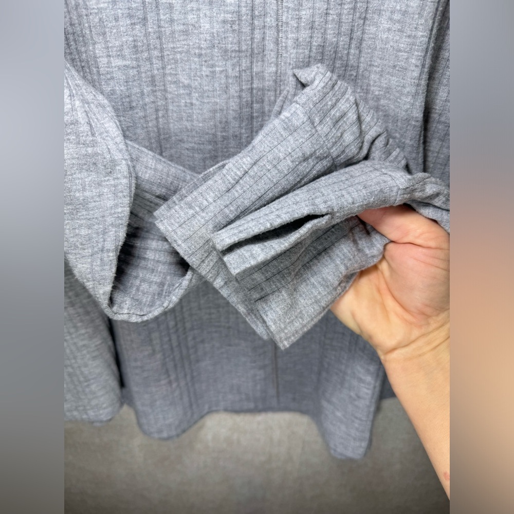 Madewell MWL Long Sleeve Mock Turtleneck Ribbed Shirt Loungewear Size 4X - Picture 3 of 10